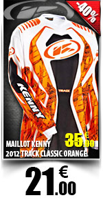 MAILLOT KENNY 2012 TRACK CLASSIC ORANGE (-40% soit 21 euros)