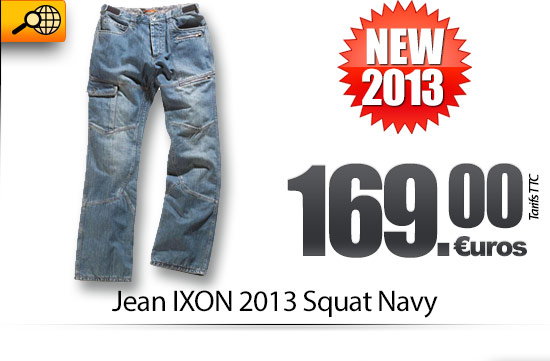 Jean IXON 2013 Squat Navy (169.00 euros)